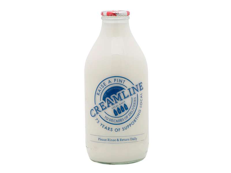 Organic Semi-Skimmed Milk - Glass Bottle (568ml: 1 Pint)