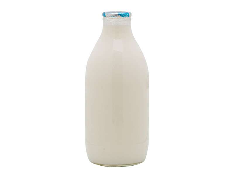 Organic Skimmed Milk - Glass Bottle (568ml: 1 Pint)