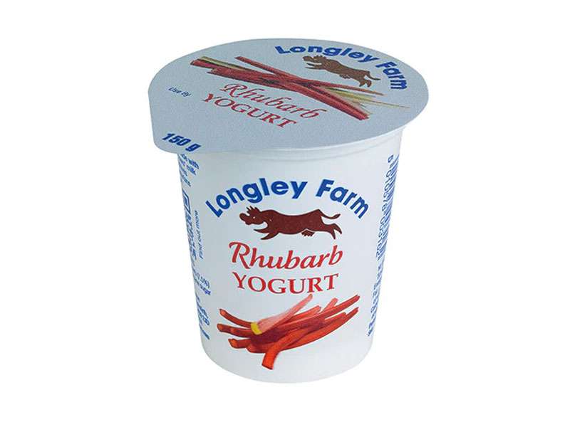 Longley Farm Rhubarb Yogurt 150g