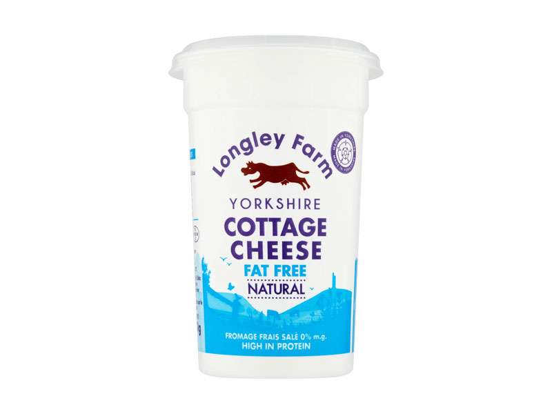 Longley Farm Cottage Cheese Fat Free 250g