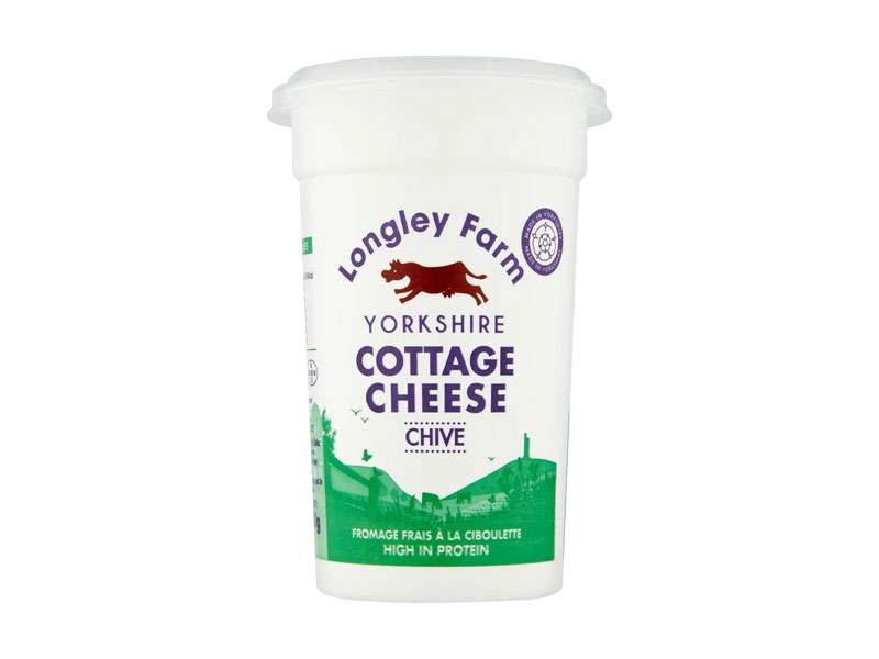 Longley Farm Cottage Cheese with Chives 250g